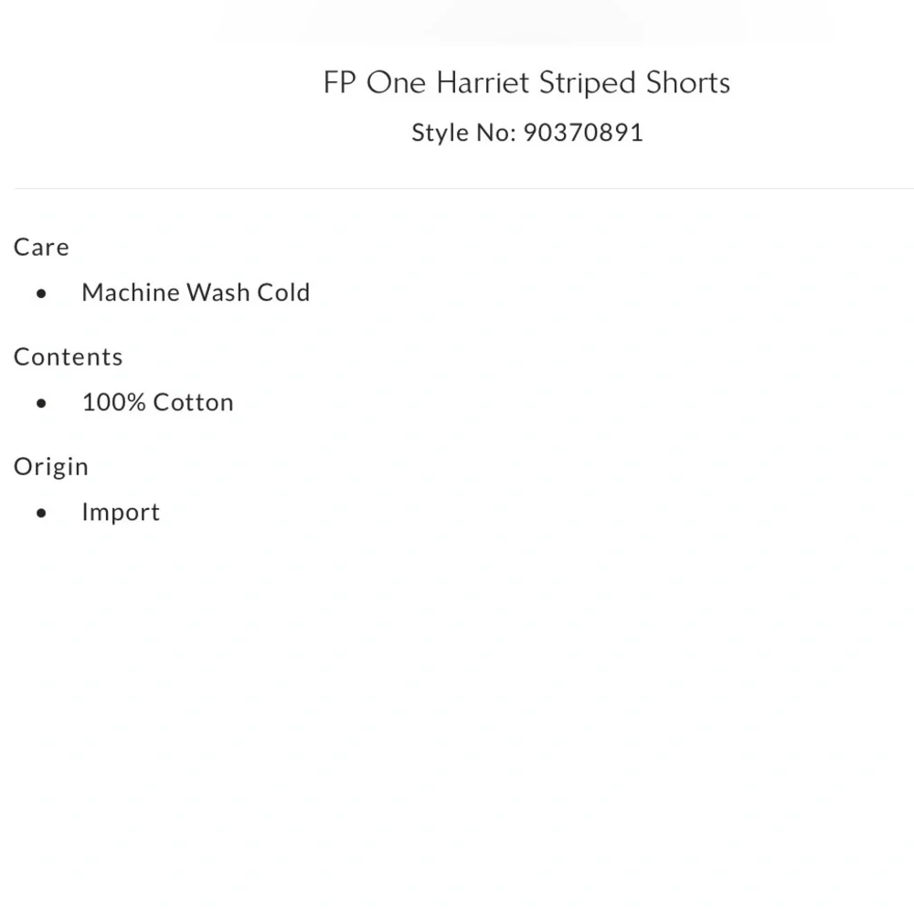 NWOT Free People Harriet Striped Shorts XS Brown Cream Combo New $78 FP One